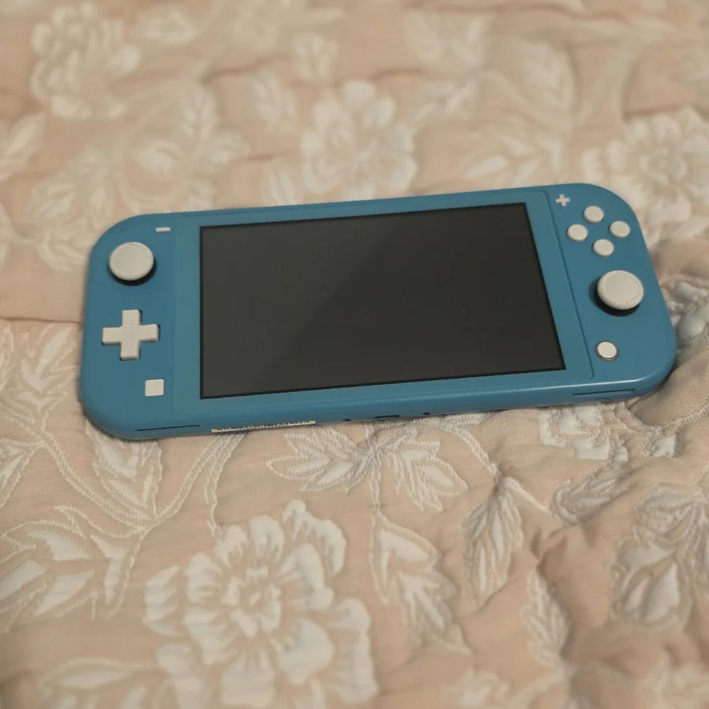 Portable Blue Gaming Console